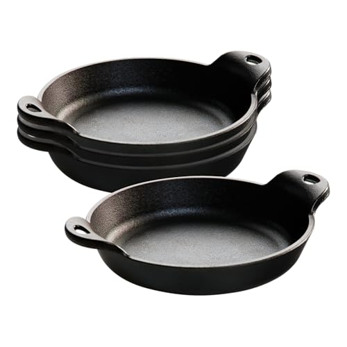 Lodge Runder Mini-Servierer aus Gusseisen, wärmebehandelt, perfekte Größe für Dips, Desserts und Vorspeisen, ideal für Zuhause und Restaurant, 266 ml, 4 Stück Lodge Runder Mini-Servierer aus Gusseisen, wärmebehandelt, perfekte Größe für Dips, Desserts und Vorspeisen, ideal für Zuhause und Restaurant, 266 ml, 4 Stück von Lodge