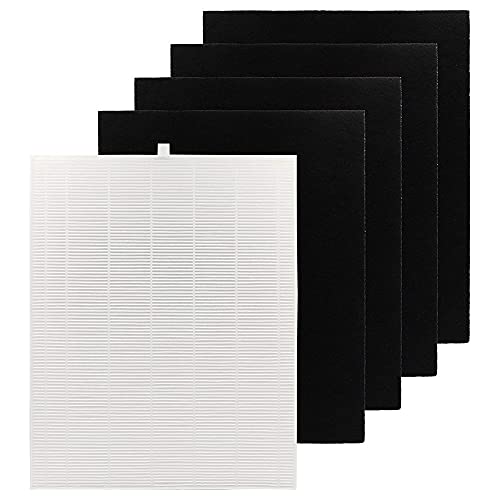 Ersatzfilter für Filter a 115115 PlasmaWave 5300 6300 Größe 21 True HEPA Filter plus 4 Kohlevorfilter von Lodokdre