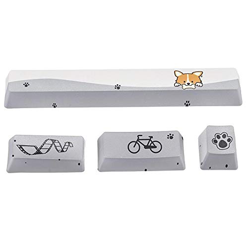 PBT Tastenkappen-Set für mechanische Tastaturen, 6,25 U Platz + ESC + Eingang + numerischer Tastatureingang), von Lodokdre