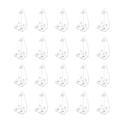 20 Stück Fensterrollos Halteklammern Sichere Positionierung Haken Unterschiene Halter Halterungen für Wohnzimmer Schlafzimmer Fenster Jalousien Positionshaken von Lodoot
