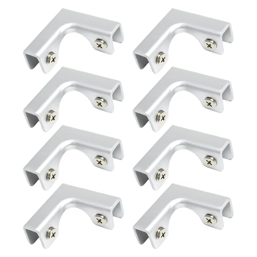 Fliesen-Verbindungsklemmen, Befestigungsclip, Glas-Clip für einfache und stabile Montage in Wohn- und Badezimmern, Eckfliesenbefestigungen, 8 Stück Fliesen-Verbindungsklemmen, Befestigungsclip, Glas-Clip für einfache und stabile Montage in Wohn- und Badezimmern, Eckfliesenbefestigungen, 8 Stück von Lodoot