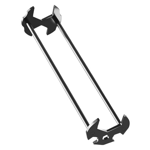 Lodoot Universal-Waschtischschlüssel, Wasserhahnmutter, Spüle, Sanitär-Handwerkzeuge für enge Räume, Installation und Reparaturen von dauerhaften Waschbeckenarmaturen von Lodoot