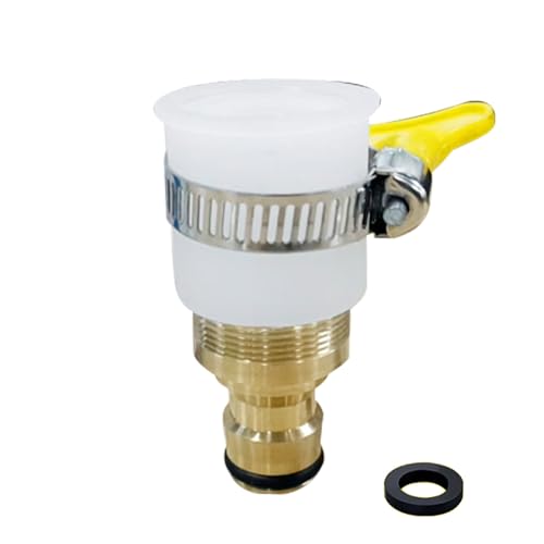 Mehrzweck-Wasserhahn-Anschlüsse, Heimzubehör für Schlauch, Schnellkupplung, geeignet für mehrere Gewinde, automatischer Wasserstopp von Lodoot