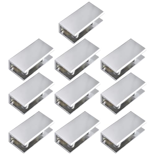 Moderne Metall-Glas-Clips, Mehrzweck-Halterungen, multifunktionale Metallbefestigungen für Projekte und Einzelhandel, Heimdekorationen, Glashalterung Moderne Metall-Glas-Clips, Mehrzweck-Halterungen, multifunktionale Metallbefestigungen für Projekte und Einzelhandel, Heimdekorationen, Glashalterung von Lodoot