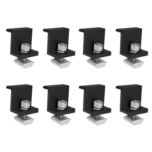 Multifunktionales Solarmodul-Befestigungsset, robustes Aluminium-Panel-Montageset für effiziente Photovoltaikanlagen, korrosionsbeständige Klemmen von Lodoot