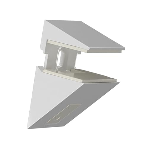 Stabile Glas-Regalhalterungen, Mehrzweck-Wandhalterungen für dicke Glas- oder Holzregale im Büro und Zuhause, verstellbare Klemmhalter Stabile Glas-Regalhalterungen, Mehrzweck-Wandhalterungen für dicke Glas- oder Holzregale im Büro und Zuhause, verstellbare Klemmhalter von Lodoot