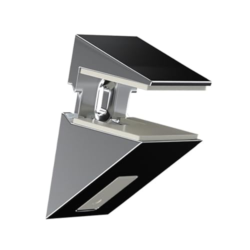 Stabile Glas-Regalhalterungen, Mehrzweck-Wandhalterungen für dicke Glas- oder Holzregale im Büro und Zuhause, verstellbare Klemmhalter Stabile Glas-Regalhalterungen, Mehrzweck-Wandhalterungen für dicke Glas- oder Holzregale im Büro und Zuhause, verstellbare Klemmhalter von Lodoot