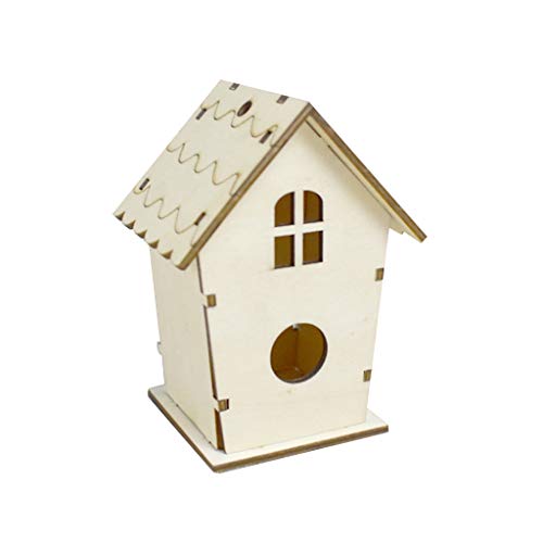 Vogelhaus aus natürlichem Holz, Nest für kreative handgefertigte dekorative simulierte Box für Bluebird, Finken, Zaunkönig, Küken, Vogelfutterstation Vogelhaus aus natürlichem Holz, Nest für kreative handgefertigte dekorative simulierte Box für Bluebird, Finken, Zaunkönig, Küken, Vogelfutterstation von Lodoot