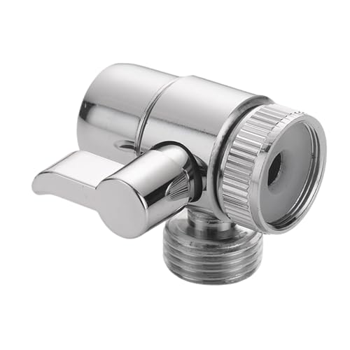 Wasserhahn-Umstellventile mit Luftsprudler aus Stahl, 0,5 Gewinde, einfache Installation für Dusche und Gartenschlauchanschluss, Gartenschlauch-Adapter von Lodoot