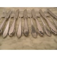 Wmf Mod. 2900 6 Pers.tafelbesteck 12-Teil von Loeffelfrau