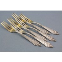 6 Kuchengabeln, Wmf 900 Fächer von Loeffelland