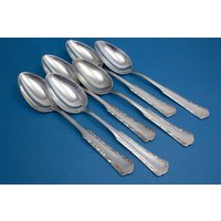6 Tafellöffel, Wmf 2000 Art Deco, Esslöffel von Loeffelland