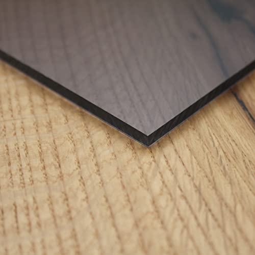Polycarbonat | Plexiglas | getönt grau | vers. Größen | Zuschnitt Platte | 4mm | 21% Transmission Blickdurchlässig (transparent) hochglänzend | UV beständig (max. 1200x1000 mm - Wunschmaß eintippen) von Löffert