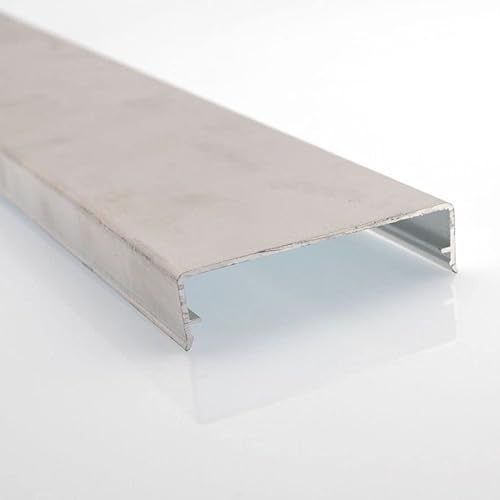 Löffert® Aluminium Klemmdeckel | 5000mm | pressblank | für Aluminium-Profile & Zubehör für 16mm Stegplatten Polycarbonat von Löffert