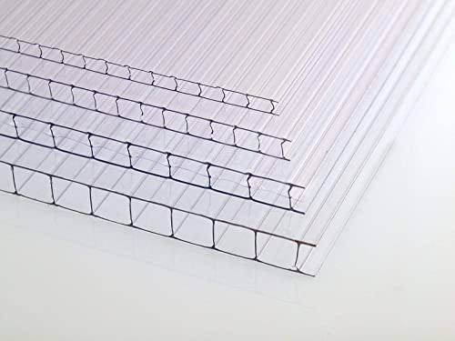 Löffert® Gewächshausplatten | 4mm - 6mm - 8mm - 10mm | UV-beständig aus 300 Standard-Größen wählen (8mm | 605 x 1500mm) von Löffert