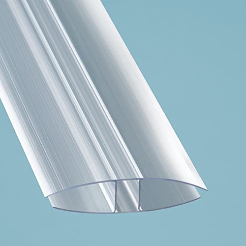 Löffert® Polycarbonat H-Profil | 2000mm | für 16mm Stegplatten Polycarbonat HKP | Aluminium-Profile & Zubehör von Löffert