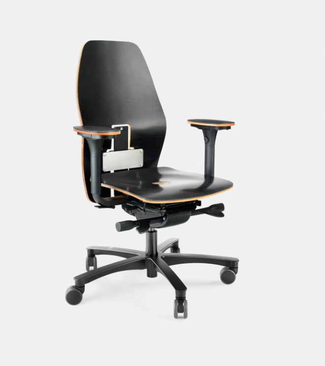 Löffler Nishikawa Designer Bürostuhl mit Lederbezug. Löffler Nishikawa Designer Bürostuhl mit Lederbezug. von Löffler