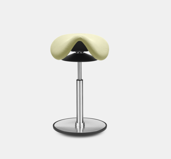 Löffler Sedlo Sattelsitzhocker mit Bodenwippe. von Löffler