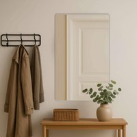 Loevschall Spiegel "Refine Wandspiegel rechteckig – eleganter Designspiegel mit edlem", Rahmen in vielen Größen & Farben für Bad, Flur & Schlafzimmer von Loevschall