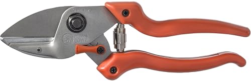 Original LÖWE 6 Profi Amboss Gartenschere 6.104 mit stufenloser Griffweitenverstellung - Schere mit leicht auswechselbarer Stahlklinge optimal für Schneidearbeiten am Apfelbaum Pflaumenbaum, Metall Original LÖWE 6 Profi Amboss Gartenschere 6.104 mit stufenloser Griffweitenverstellung - Schere mit leicht auswechselbarer Stahlklinge optimal für Schneidearbeiten am Apfelbaum Pflaumenbaum, Metall von Original LÖWE