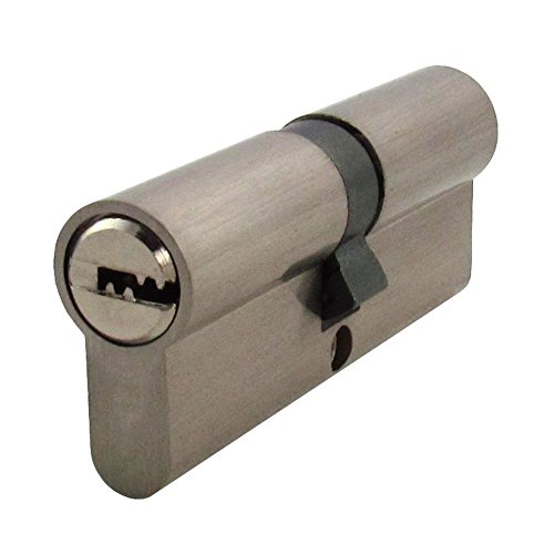 Löwen 1x Zylinderschloss 60 mm mit 10 Wendeschlüsseln für das Schloss 30x30 mm mit Not- und Gefahrenfunktion von Löwen