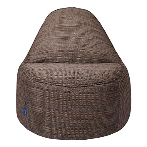 Loft 25 Gaming Sitzsack für Erwachsene | Indoor sitzsessel Wohnzimmer sitzsack Sessel | Langlebig Bean Bag Chair & komfortabel beanbag | Ergonomischen Design sitzsack mit füllung (Jasmine, Braun) von Loft 25