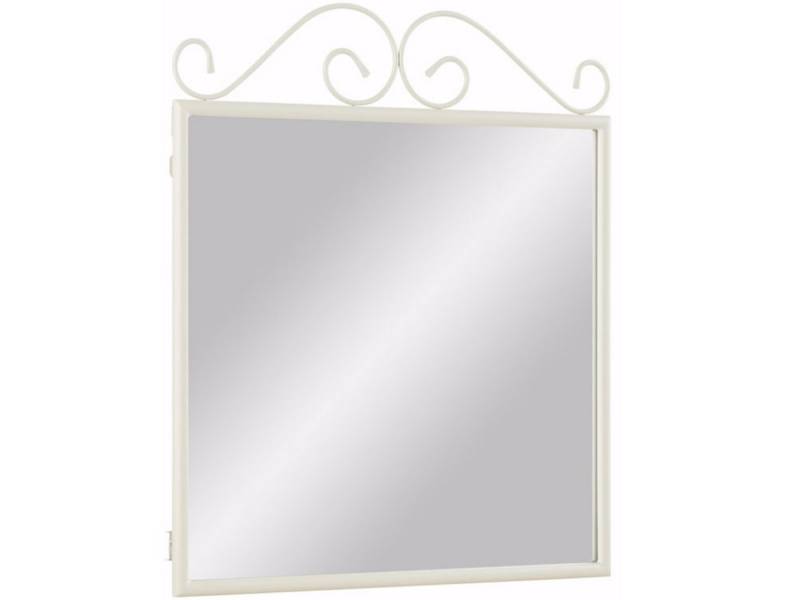 loft24 Spiegel Isabelle, Metallrahmen, schwarz, Wandspiegel, 60 x70 cm von loft24