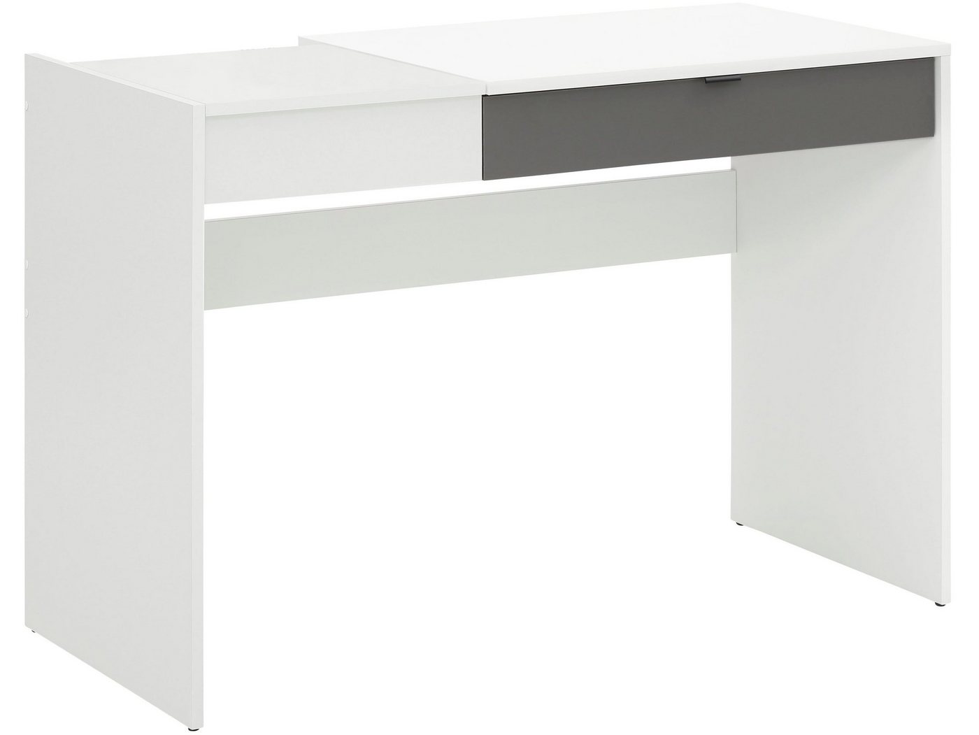 loft24 Schreibtisch Clever, mit Schublade und Magnettafel, Breite 110 cm, Made in Europe von loft24