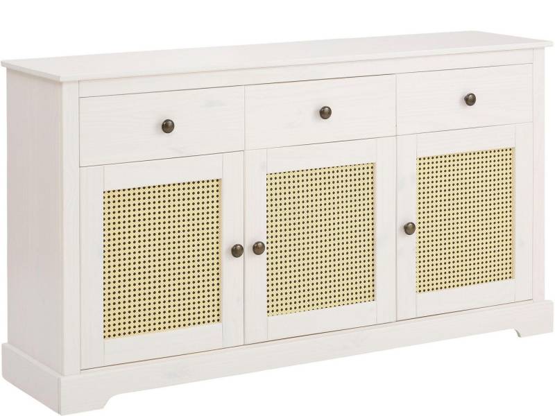 loft24 Sideboard Leni, mit Rattandetail von loft24