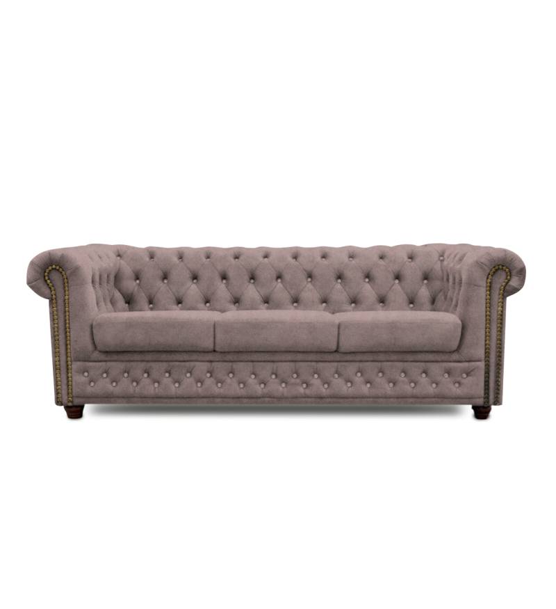 CAREGGI 3-Sitzer Sofa im Chesterfield-Stil mit Stoffauswahlmöglichkeiten von LoftMarkt