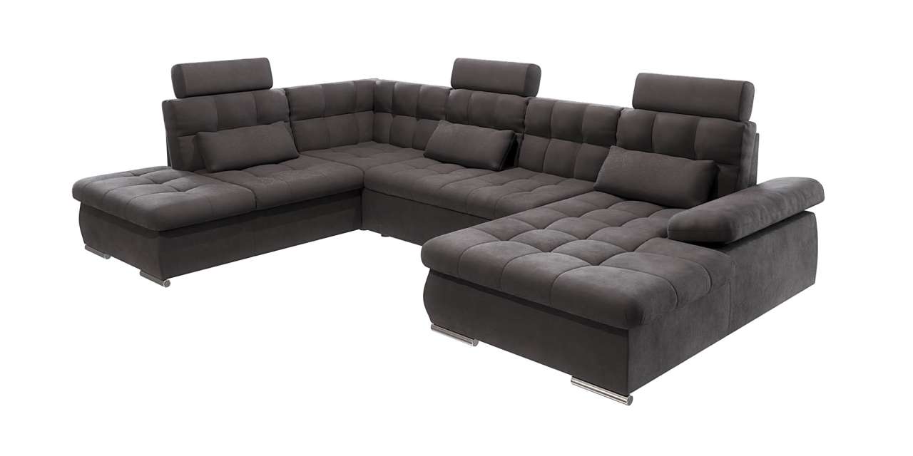 ERKUR 2 - 6-Sitzer Sofa mit Schlaffunktion und Stoffauswahlmöglichkeiten von LoftMarkt