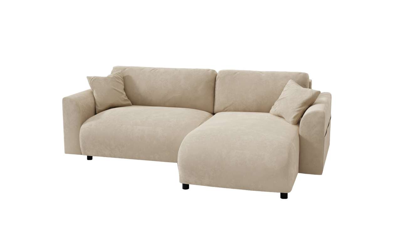 LORIFO 4-Sitzer Sofa mit Schlaffunktion und Stoffauswahlmöglichkeiten von LoftMarkt