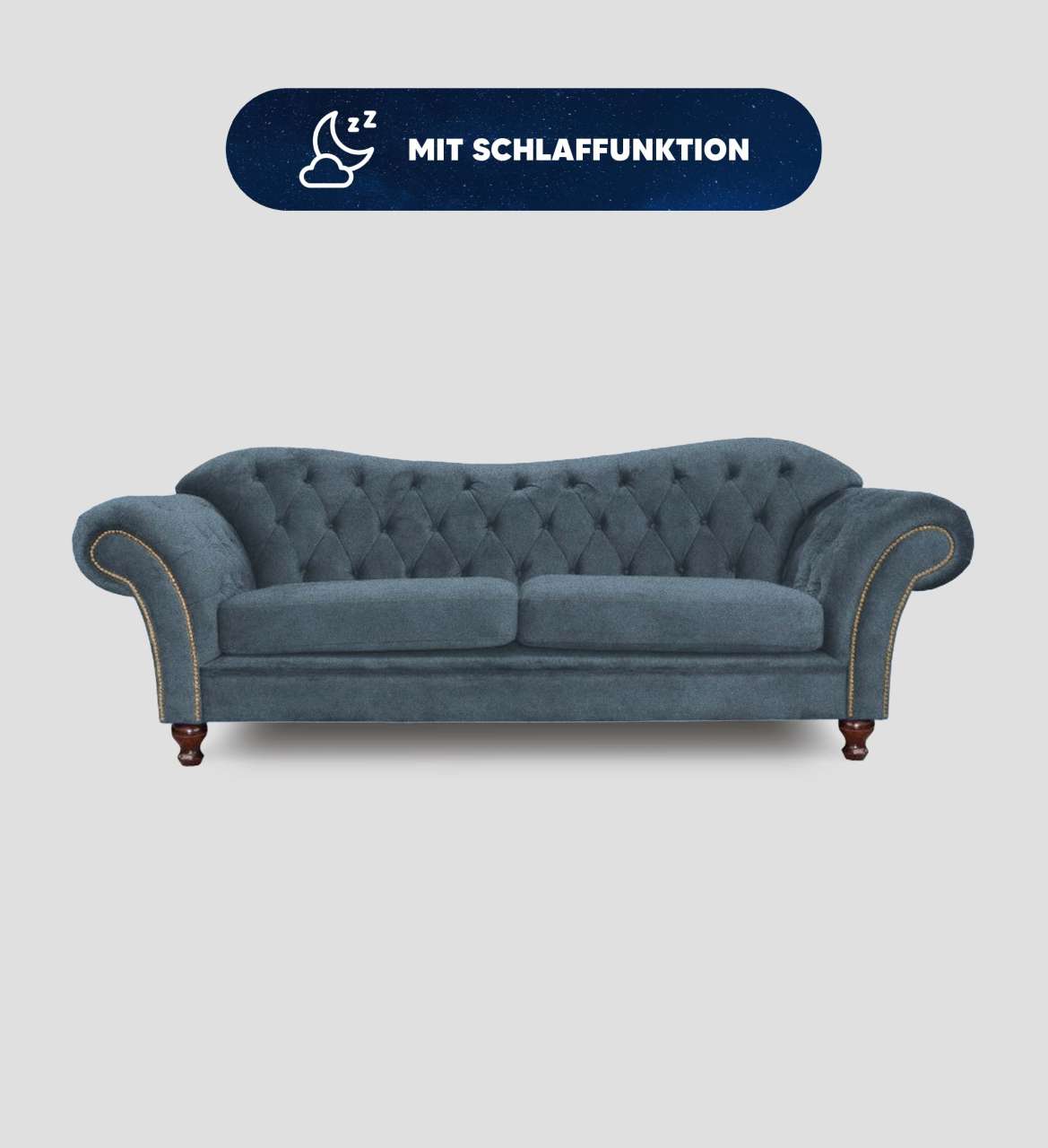 VARLUNGO 3-Sitzer-Sofa mit Schlaffunktion - Stoffauswahlmöglichkeiten von LoftMarkt