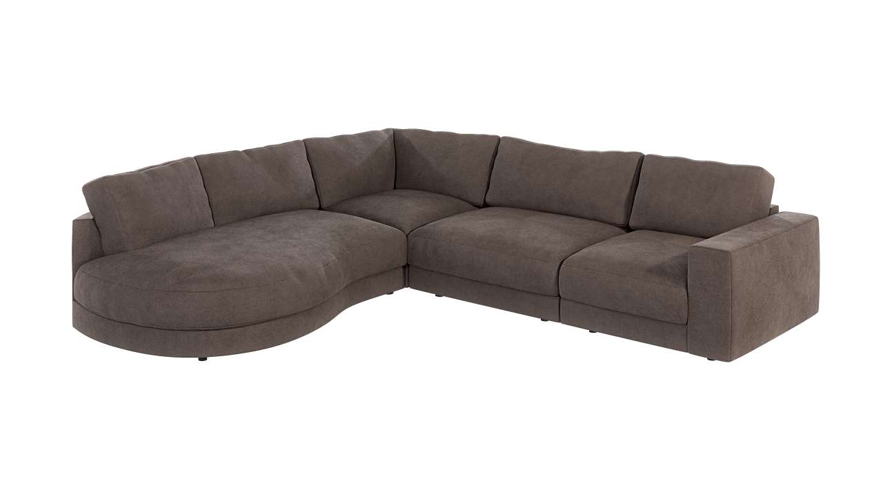 YSTI 6-Sitzer Ecksofa mit Stoffauswahlmöglichkeiten von LoftMarkt