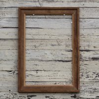 1, 25 "+ Leinwand - Natürlicher Schwebender Rahmen Zypresse Vintage Rustikales Dekor Altholzrahmen | Alle Größen von LoftRusticFrames
