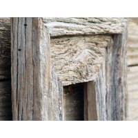 4x6 - The Post & Beam Oak Whitewashed 3, 5 "Bilderrahmen | Antike Massive Eiche -The Loft Signature Handgefertigte Vintage Scheunenholzrahmen von LoftRusticFrames