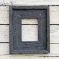 Antique Washed Gray Floating Frame 3.5"-Vintage Rustikales Dekor Ausgewonnenes Holzgestell | Alle Größen von LoftRusticFrames