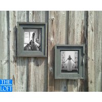 Antique Washed Grey Floating Frame 3.5"(Alle Größen -Die Loft Signatur Handgefertigt Vintage Scheune Holz Rahmen von LoftRusticFrames