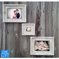 Galeriewand | Alle Oberflächen - Beinhaltet 2- 11x14 Rahmen & 1- 5x5 Handgefertigter Rustikaler Scheunenholzrahmen in Loft Signature Qualität von LoftRusticFrames