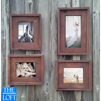 Gallery Wall | Alle Oberflächen -Enthält 3-8, 5x11-Rahmen Und 1- 11x17-Rahmen - Der Handgefertigte Rustikale Scheunenholzrahmen Der von LoftRusticFrames