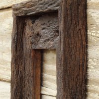 The Post & Beam Eiche Nussbaum Fleck 3, 5 "-(Antike Massive Eiche -(Alle Größen -The Loft Signature Handgefertigte Vintage Barn Holzrahmen von LoftRusticFrames