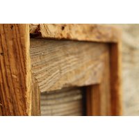 The Post & Beam Natural 3.5" - Vintage Rustikaler Dekor Reclaimed Holz Rahmen | Alle Größen von LoftRusticFrames