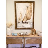The Post & Beam Oak Natural 3, 5 "- | Antike Massive Eiche | Alle Größen -Die Loft Signature Handgefertigte Vintage Barn Holzrahmen von LoftRusticFrames