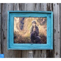 The Post & Beam Vintage Aqua 3, 5 "(Alle Größen -The Loft Signature Handgefertigte Barn Holzrahmen von LoftRusticFrames