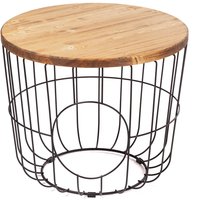 Metal Cat Coffee Table, 2-In-1 Side Table & Bed, Cave House, With Metal Frame Brown Wooden Top Metal Cat Coffee Table, 2-In-1 Side Table & Bed, Cave House, With Metal Frame Brown Wooden Top von LoftieHome