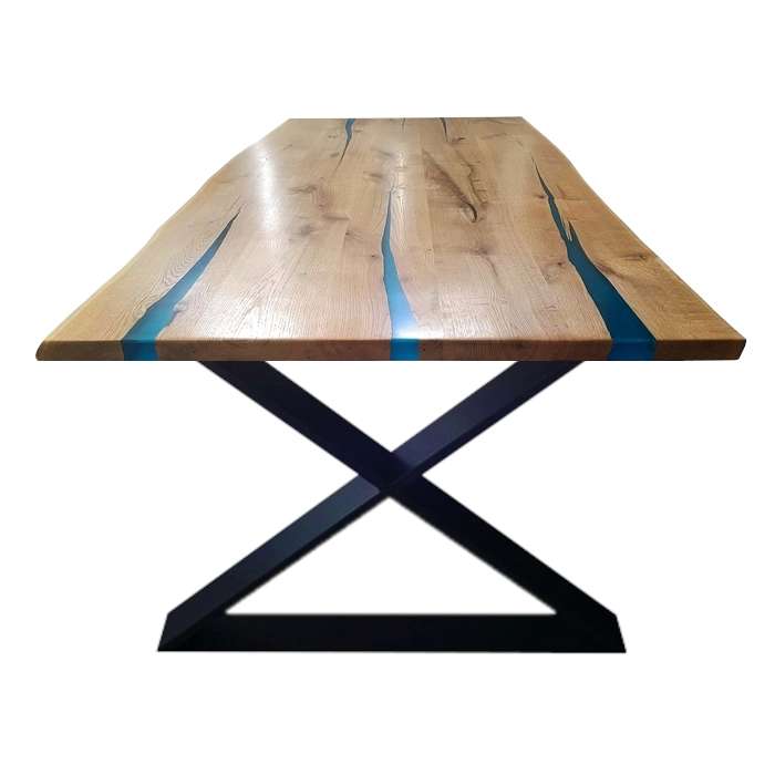 EPOXY ONE TABLE - Eichenholztisch mit Epoxidharz von Loftmarkt