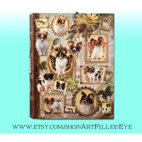 Groß Verziert Alle Farben Papillon Hunde Buch Box Schmetterling Ephemera Decoupage Schmuck-Geheimniss Tresor-Keepsake-Denkmal Art 2 von LoftyCreatures