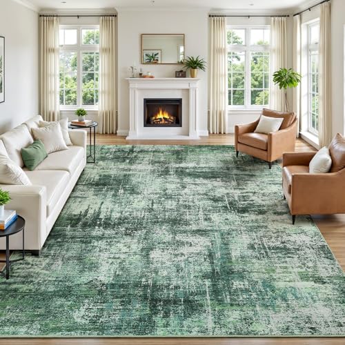 Lofus Teppich für Wohnzimmer, 20,3 x 25,4 cm, abstrakte Teppiche mit rutschfester Unterseite, neutraler moderner waschbarer Teppich für Schlafzimmer, Esszimmer, Zuhause, Büro, Kinderzimmer Lofus Teppich für Wohnzimmer, 20,3 x 25,4 cm, abstrakte Teppiche mit rutschfester Unterseite, neutraler moderner waschbarer Teppich für Schlafzimmer, Esszimmer, Zuhause, Büro, Kinderzimmer von Lofus