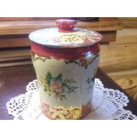Vintage Keksdose Von George W. Horner/Boy Blue Toffee Dekor Sammlerstück Kanister Shabby Chic Cottage Aufbewahrung von LogCabinCupboard