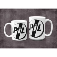 Öffentliches Bild Limitierte P I L Keramik Tasse 11 Unze/15 Unzen Größen Logo Fünf Farbwahlen Kostenloser Versand von LoganStProductions